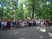 Cпільна табірна зміна для 40 дітей з с.Баланівка (Вінничина) та гміни Моравіца (Польща). 